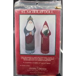 St. Nicholas Old Fashion Santa Claus Doll Sewing Pattern